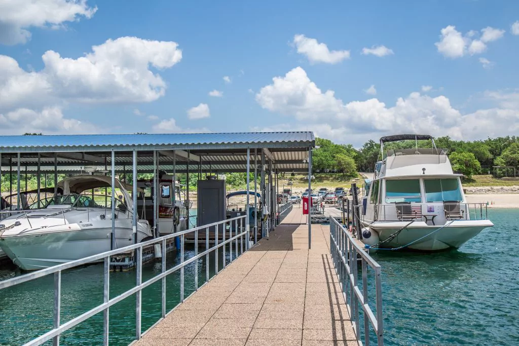 West Beach Marina on Lake Travis