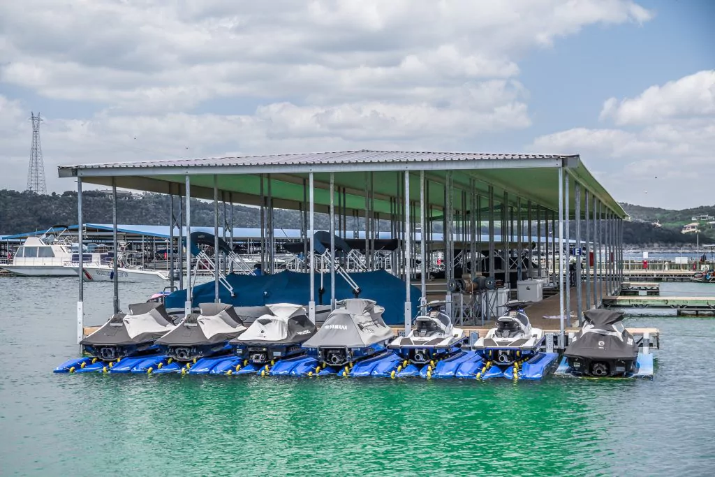 West Beach Marina on Lake Travis