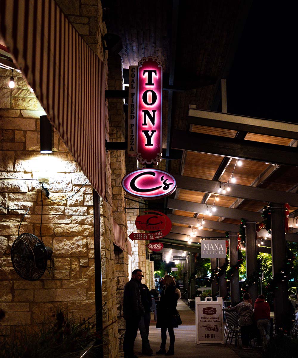 Tony C's Coal Fired Lake Travis Pizza