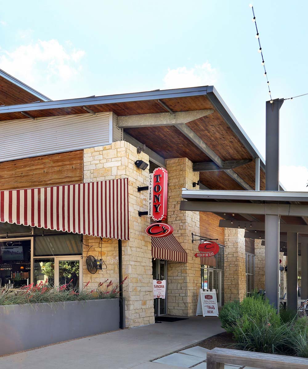 Tony C's Coal Fired Lake Travis Pizza