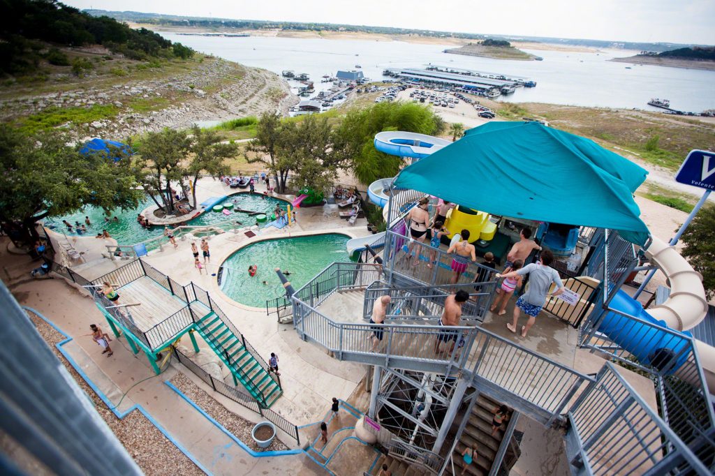 Volente Beach Resort's Waterpark on Lake Travis