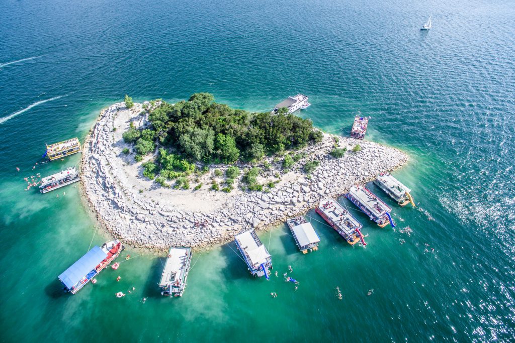Starnes Island on Lake Travis