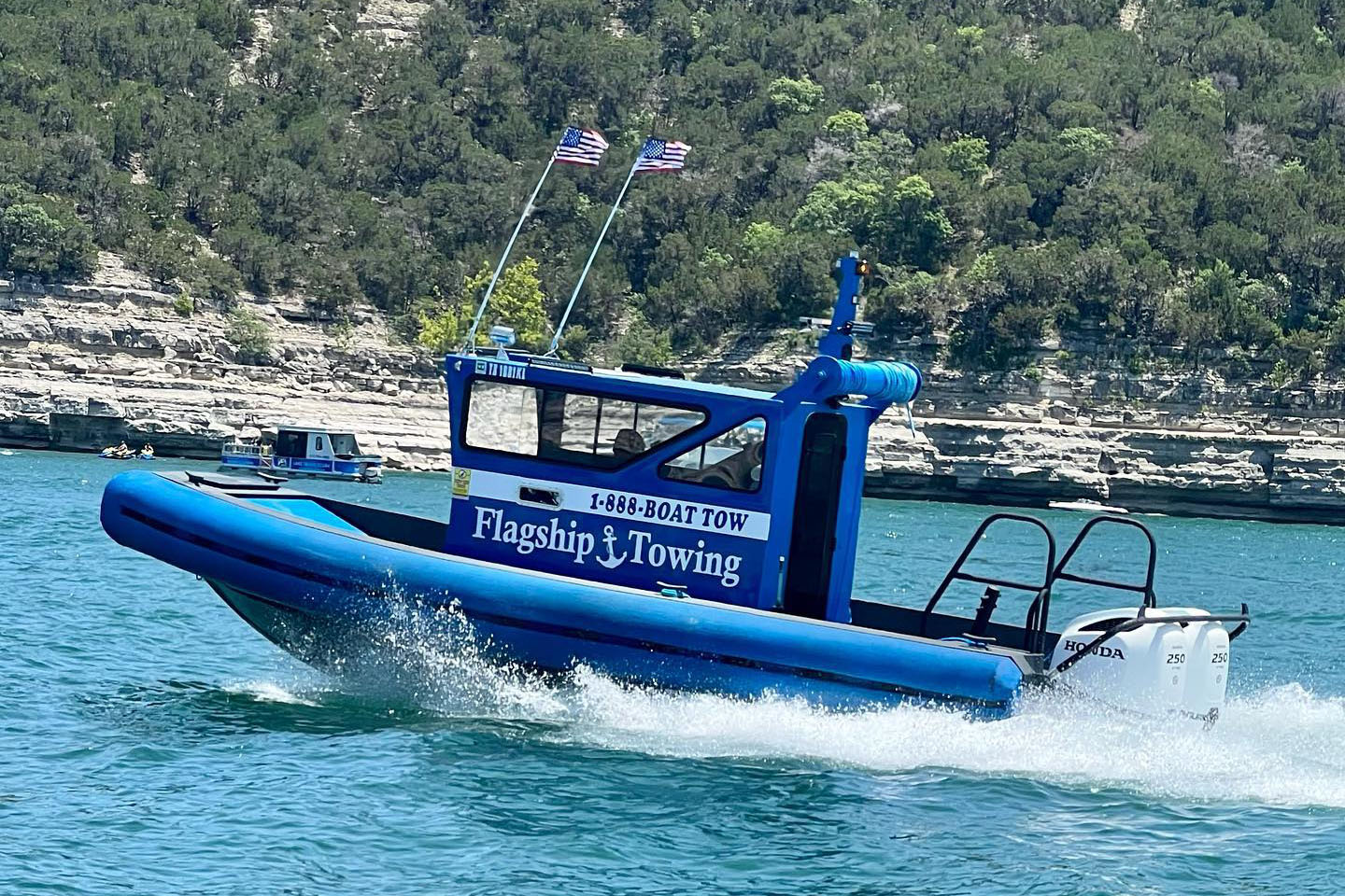 Lake Travis Vessel Assist - Flagship Towing