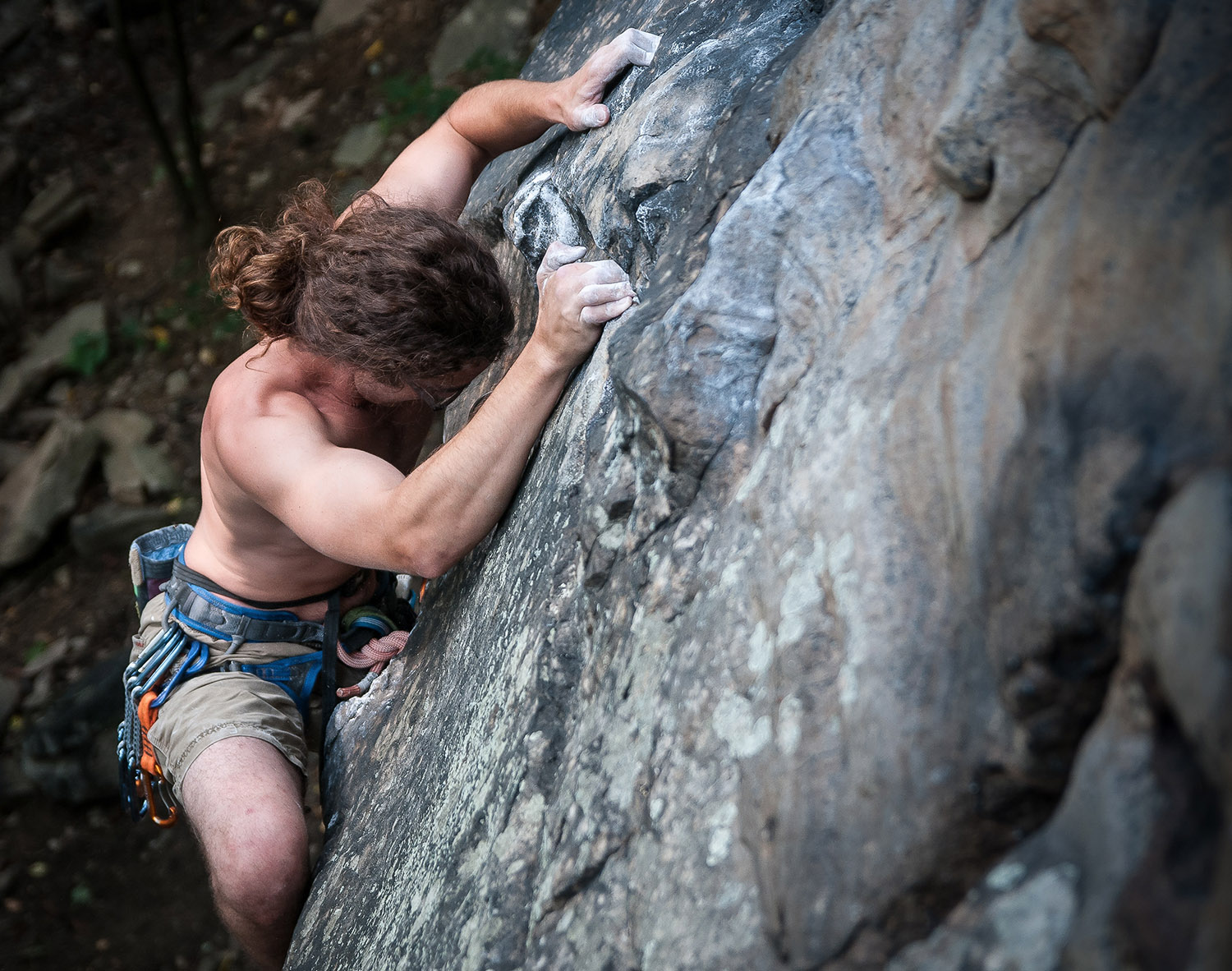 Rock climbing at Reimer's Ranch. Photo: Chip Vincent