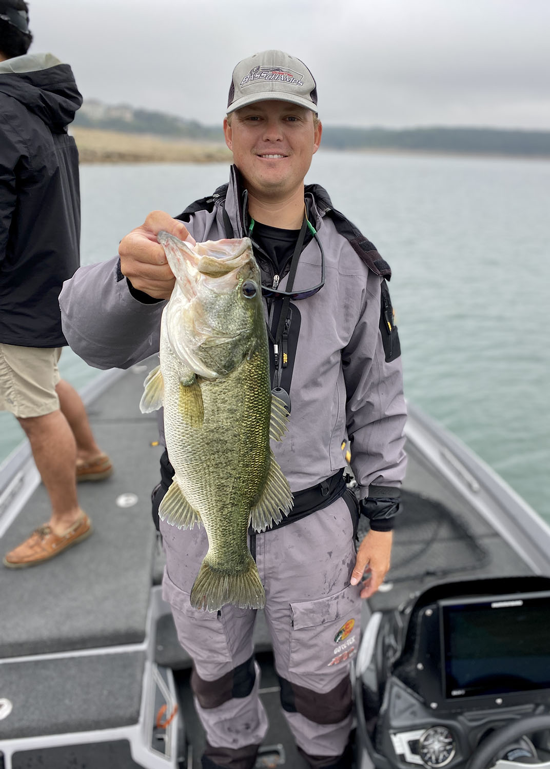 Black bass catch on Lake Travis April 2021.