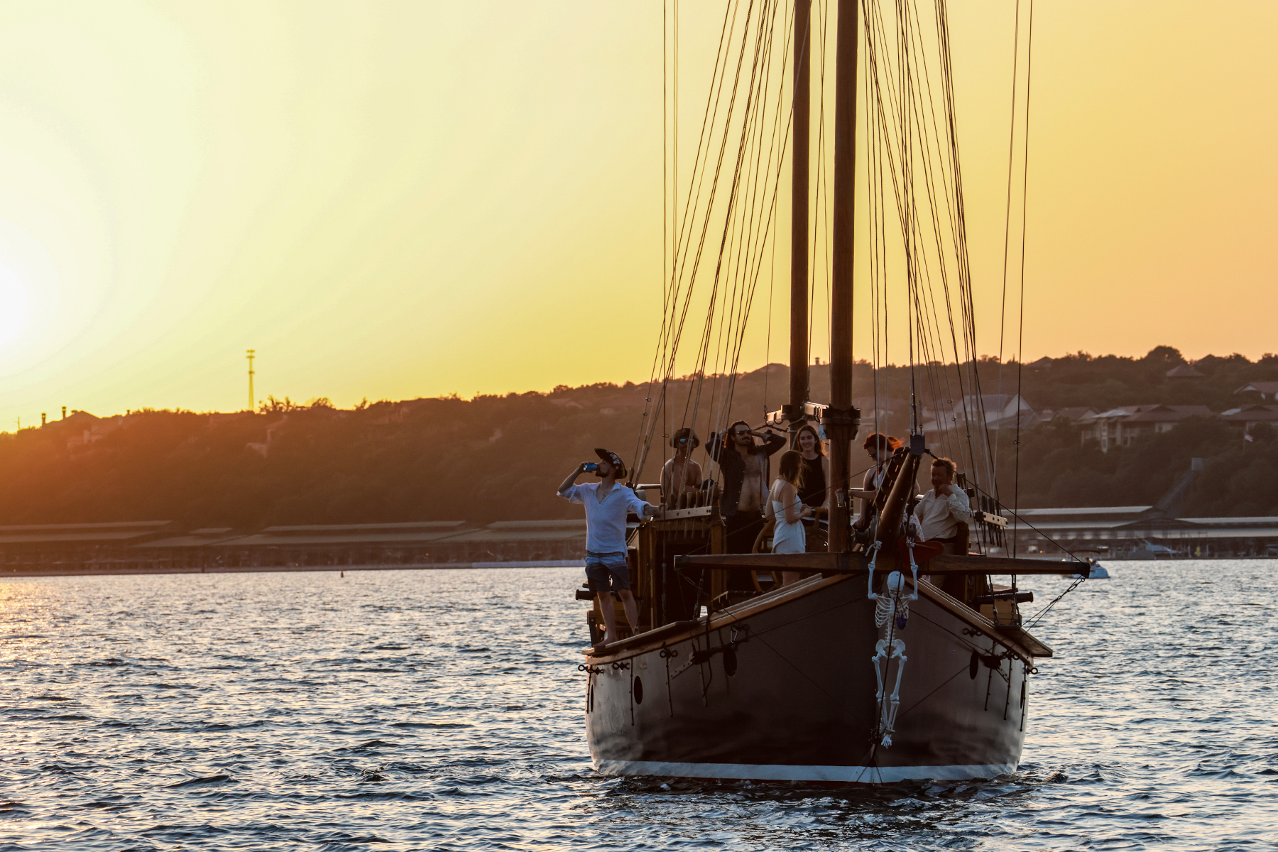 Goonie Ghost - Lake Travis Pirate Ship Yacht Charter