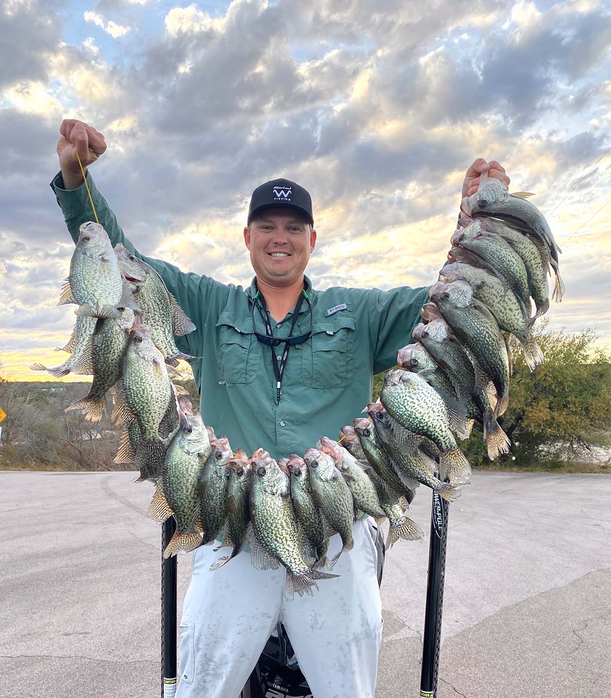 Casting a Mile for Crappies  When the crappies are easily spooked