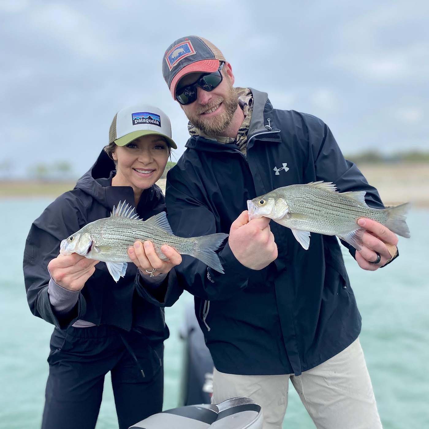 Lake Buchanan Whitebass fishing using thumper January 2018 