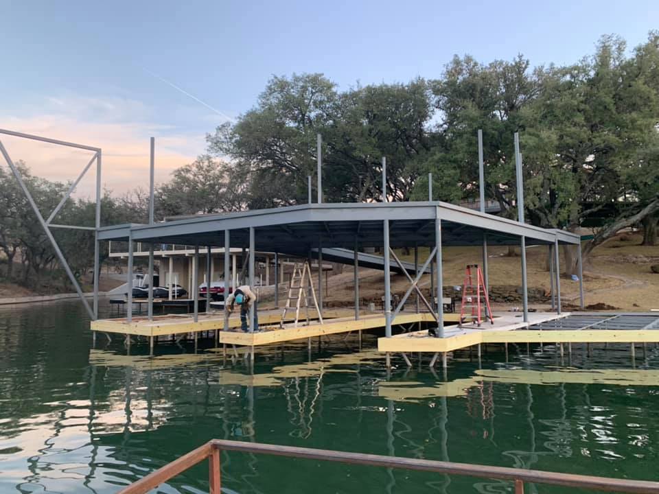 West Dock Construction and Welding - Lake Travis Boat Dock Builder
