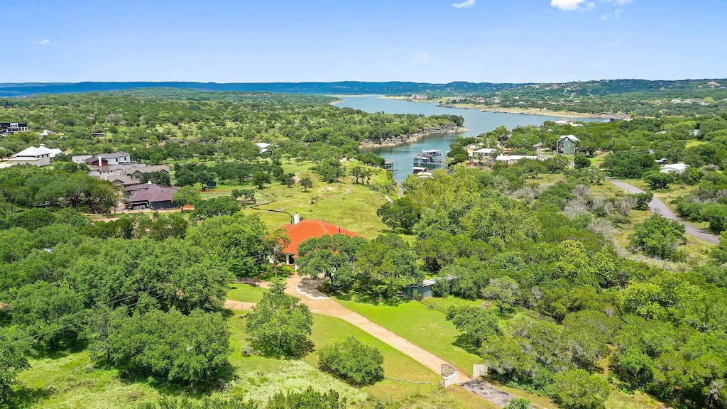 Lake Travis Lakeview Rental with Boat Dock