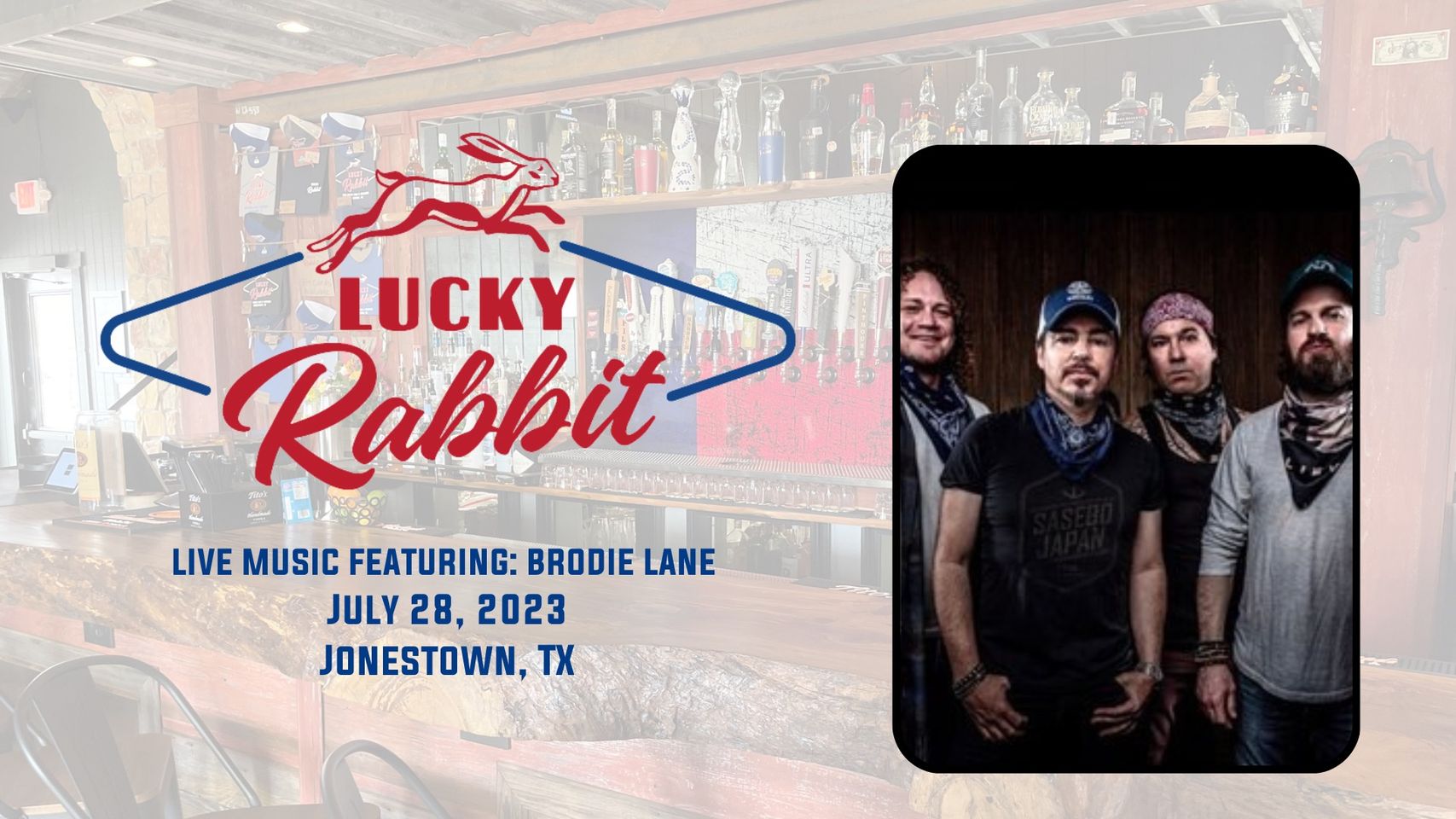 Brodie Lane live at Lucky Rabbit Jonestown TX LakeTravis