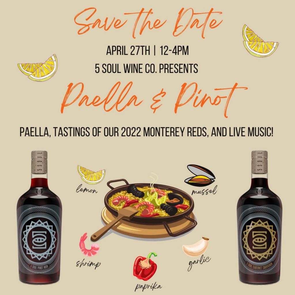 5 Soul Presents Paella + Pinot LakeTravis