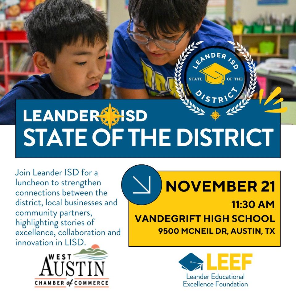 Leander ISD State of the District Luncheon LakeTravis